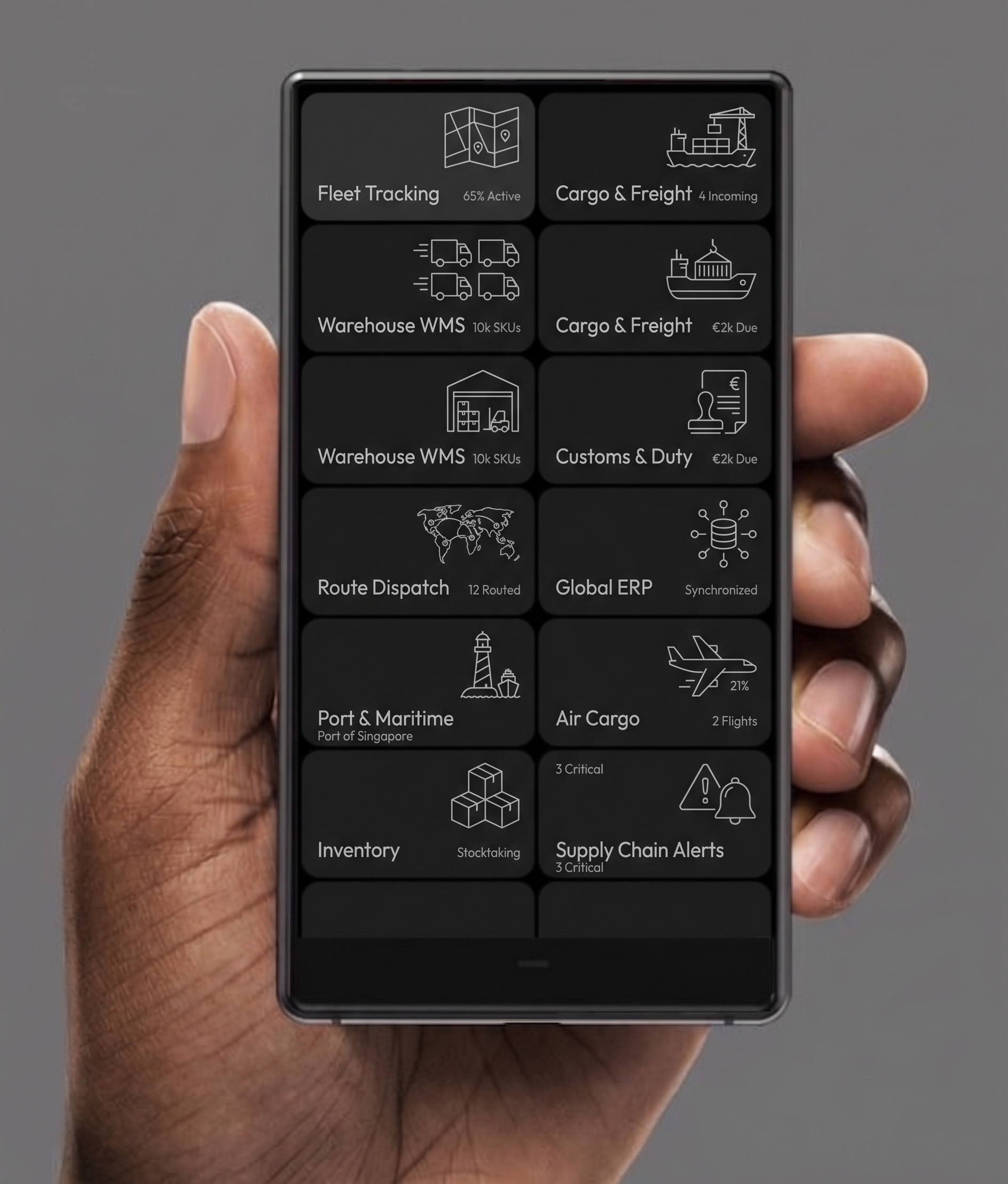 Pegasus Logistics Mobile Handheld OS